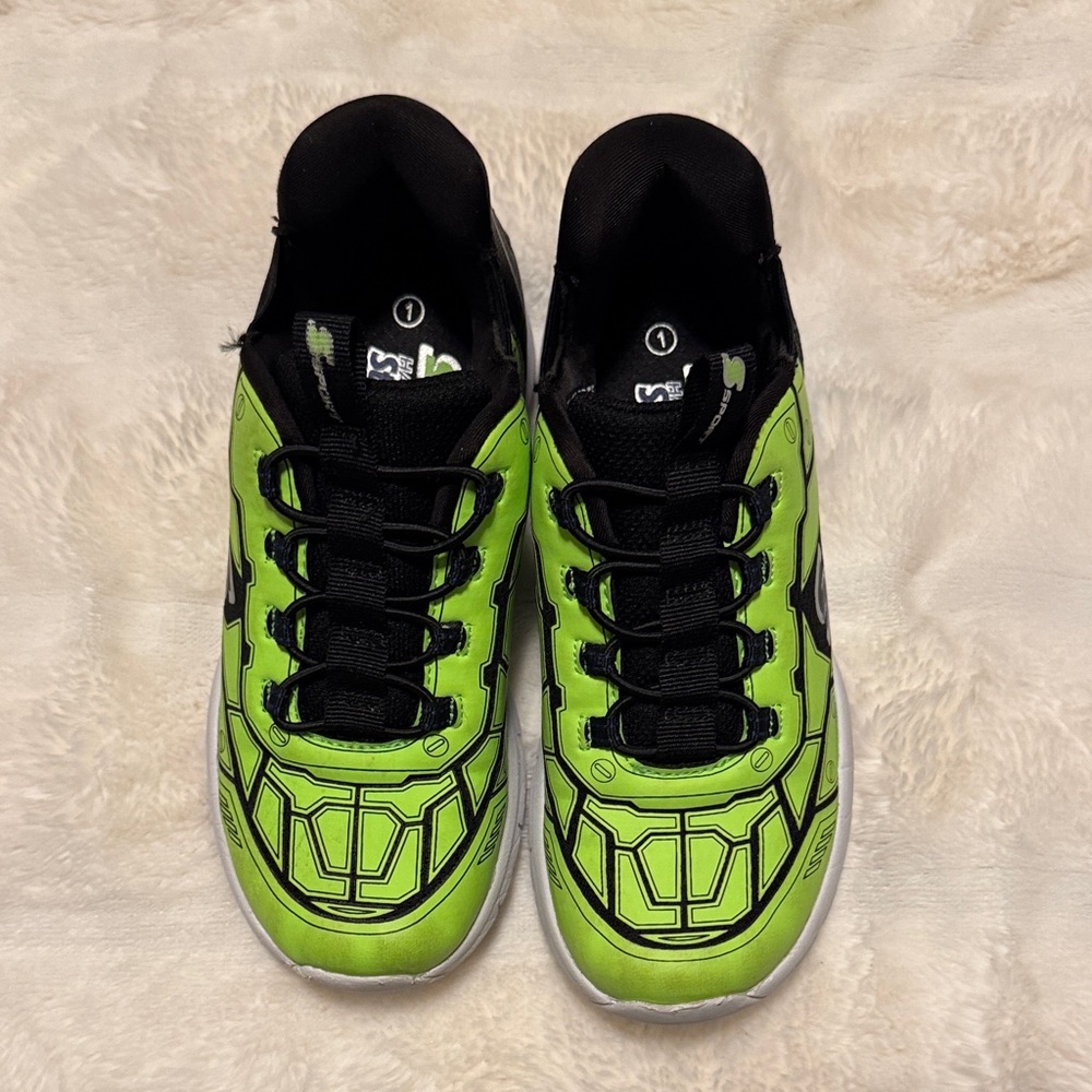 Skechers Kids Sneakers - Neon Green and Black